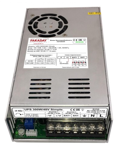 UPS 300W/48V Simple. Блок бесперебойного питания. FARADAY в Пскове