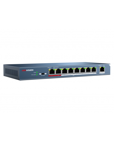 DS-3E0109P-E/M(B). Коммутатор с питанием POE. Hikvision в Пскове