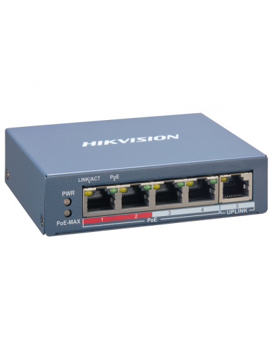 DS-3E1105P-EI. Коммутатор с POE. Hikvision в Пскове