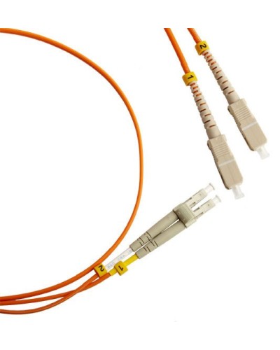 FC-D2-50-LC/PR-SC/PR-H-2M-LSZH-OR. Патч-корд волоконно-оптический LC-SC. Hyperline в Пскове