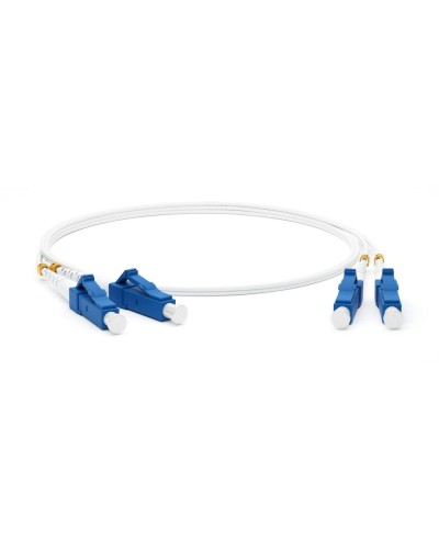 FC-D2-9A1-LC/UR-LC/UR-H-3M-LSZH-WH. Патч-корд волоконно-оптический одномодовый. Hyperline в Пскове