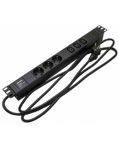 SHE19-3SH-3IEC-2.5EU. Блок розеток 19. Hyperline в Пскове