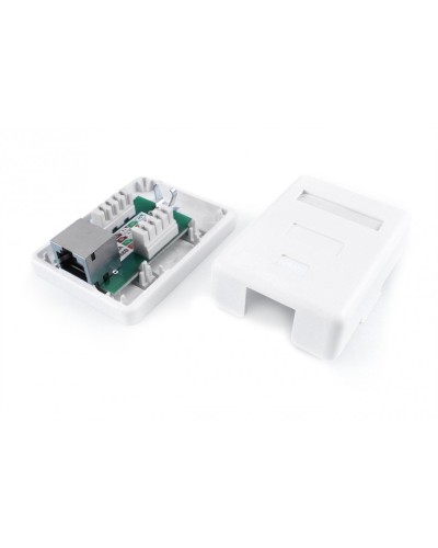 SB1-1-8P8C-C6-SH-WH. Розетка RJ-45. Hyperline в Пскове