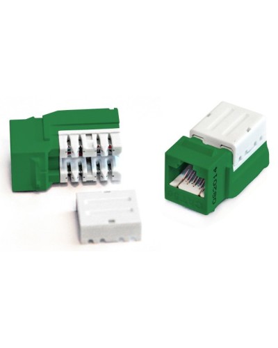 KJNE-8P8C-C5e-90-GN. Вставка Keystone Jack RJ-45. Hyperline в Пскове