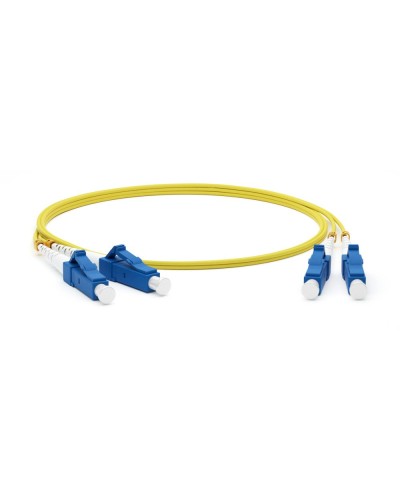 FC-D2-9-LC/UR-LC/UR-H-15M-LSZH-YL. Патч-корд волоконно-оптический одномодовый. Hyperline в Пскове
