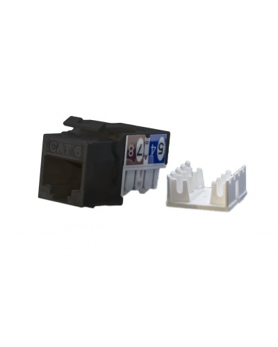 KJ9-8P8C-C6-90-BK. Вставка Keystone Jack RJ-45. Hyperline в Пскове