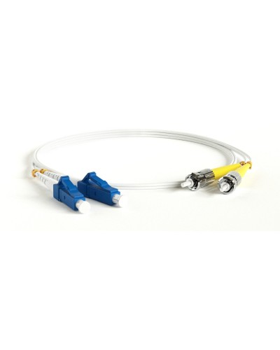FC-D2-9A1-LC/UR-ST/UR-H-1M-LSZH-WH. Патч-корд волоконно-оптический ST-LC. Hyperline в Пскове