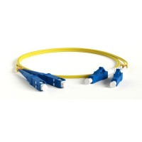 FC-D2-9-LC/UR-SC/UR-H-1.5M-LSZH-YL. Патч-корд волоконно-оптический одномодовый. Hyperline