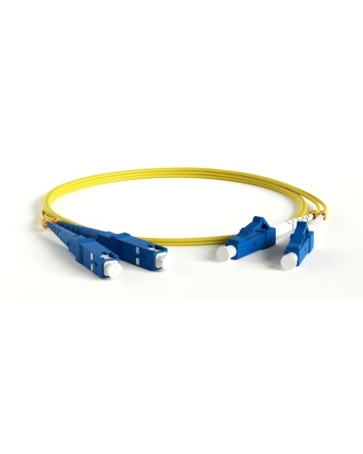 FC-D2-9-LC/UR-SC/UR-H-1.5M-LSZH-YL. Патч-корд волоконно-оптический одномодовый. Hyperline в Пскове