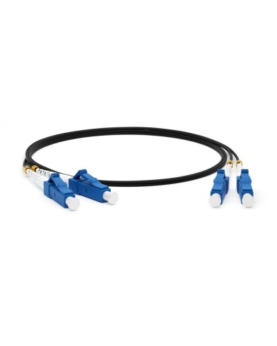 FC-D2-9-LC/UR-LC/UR-H-25M-LSZH-BK. Патч-корд волоконно-оптический одномодовый. Hyperline в Пскове