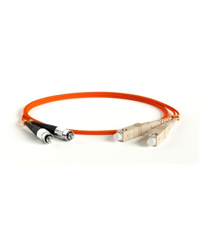 FC-D2-50-FC/PR-SC/PR-H-1M-LSZH-OR. Патч-корд волоконно-оптический SC-FC. Hyperline в Пскове