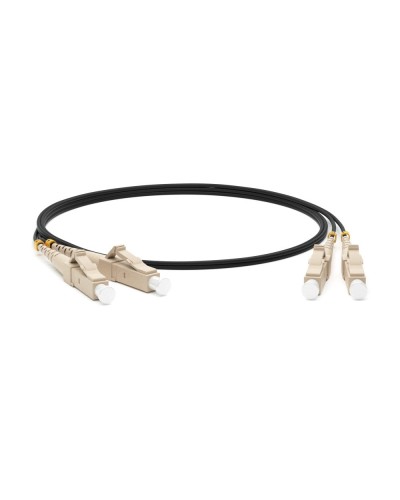 FC-D2-50-LC/PR-LC/PR-H-1M-LSZH-BK. Патч-корд волоконно-оптический многомодовый. Hyperline в Пскове