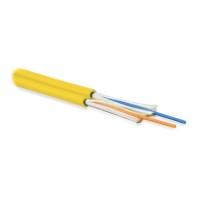 FO-D2-IN-9S-2-LSZH-YL. Кабель волоконно-оптический одномодовый. Hyperline