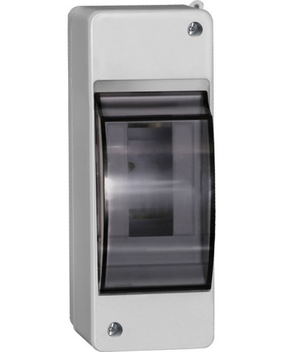 Корпус пластиковый КМПн 2/2 IP30 белый KREPTA 3 (MKP42-N-02-30-20). Щиток модульный с прозрачной дверцей, настенный. IEK в Пскове