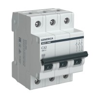 GENERICA ВА47-29М 3P C 32А 4,5кА (MVA21-3-032-C-G). Автоматический выключатель. IEK