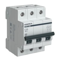 GENERICA ВА47-29М 3P C 25А 4,5кА (MVA21-3-025-C-G). Автоматический выключатель. IEK