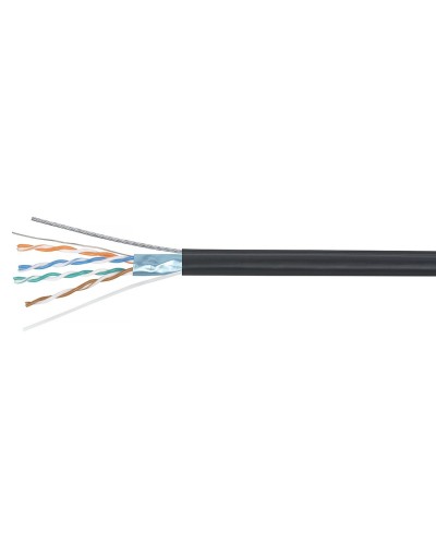 GENERICA F/UTP кат. 5E 100МГц 4 пары LDPE OUTDOOR трос 1,2мм черный (BC3-C5E04-359-305-G). Кабель «витая пара» (LAN) для структурированных систем связи. IEK в Пскове