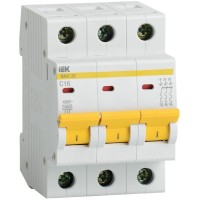 ВА47-29 3P C 16А 4,5кА KARAT (MVA20-3-016-C). Автоматический выключатель. IEK