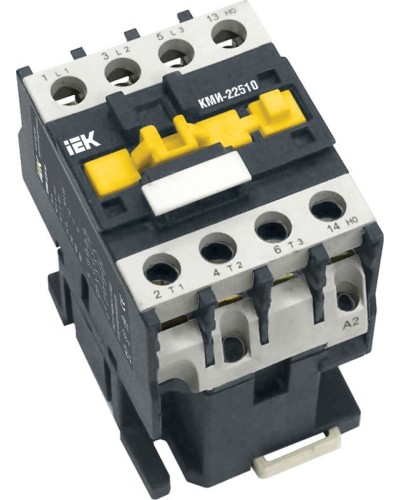 Контактор КМИ-22510 25А 230В/АС3 1NO (KKM21-025-230-10). Контактор. IEK в Пскове