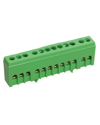 Шина PE земля ШНИ-6х9-10-К-З (YNN10-69-10KD-K06). Шина в корпусном изоляторе на DIN-рейку. IEK в Пскове