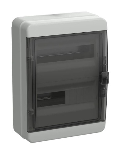 Корпус пластиковый КМПн-24 IP65 TEKFOR (TF5-KP72-N-24-65-K03-K02). Корпус модульный пластиковый черная прозрачная дверь. IEK в Пскове