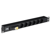 PH21-6D3. Блок розеток 19”. ITK