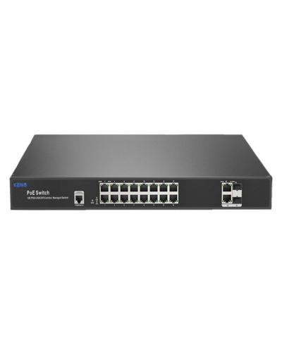 KN-SW1602SFP/M2. Коммутатор с питанием по PoE. KENO в Пскове