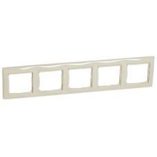 Рамка Valena 5 постов, слоновая кость (774355). Рамка. LegranD
