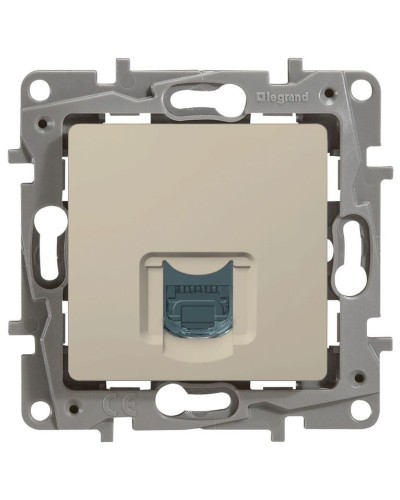 Розетка 5e, UTP, 1хRJ45, ETIKA, слоновая кость (672341). Розетка. LegranD в Пскове