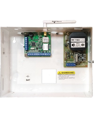 NV 1010c. Устройство оконечное объектовое приемно-контрольное c GSM коммуникатором. NAVIgard в Пскове