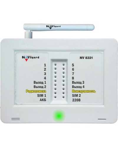 NV 8321. GSM сигнализация радиоканальная. NAVIgard в Пскове