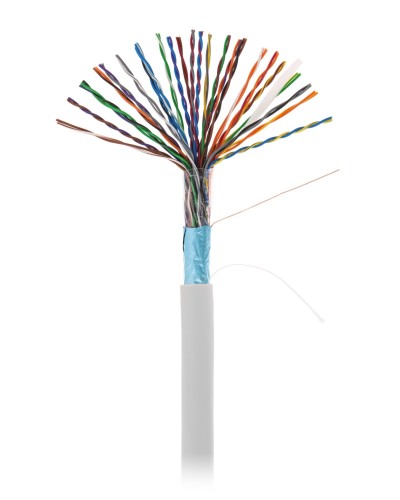 F/UTP 25pair, Cat5, In, PVC (EC-UF025-5-PVC-GY-3). Кабель «витая пара» (LAN) для структурированных систем связи. NETLAN в Пскове