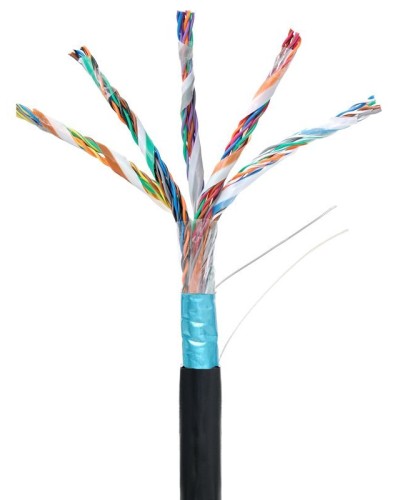 F/UTP 25pair, Cat5, Out, PE (EC-UF025-5-PE-BK-3). Кабель «витая пара» (LAN) для структурированных систем связи. NETLAN в Пскове