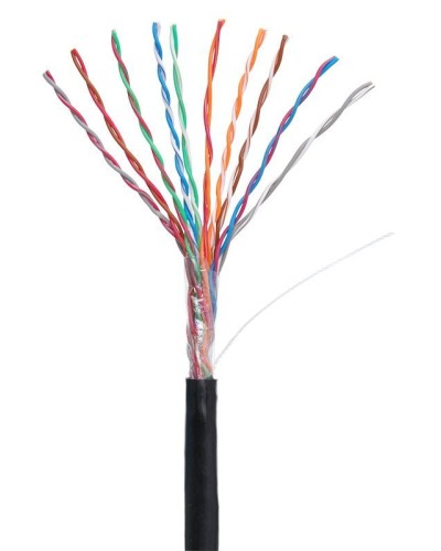 U/UTP 10pair, Cat5, Out, PE (EC-UU010-5-PE-BK-3). Кабель «витая пара» (LAN) для структурированных систем связи. NETLAN в Пскове