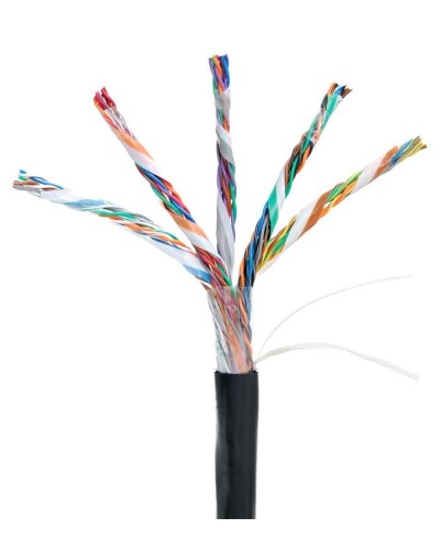 U/UTP 25pair, Cat5, Out, PE (EC-UU025-5-PE-BK-3). Кабель «витая пара» (LAN) для структурированных систем связи. NETLAN в Пскове