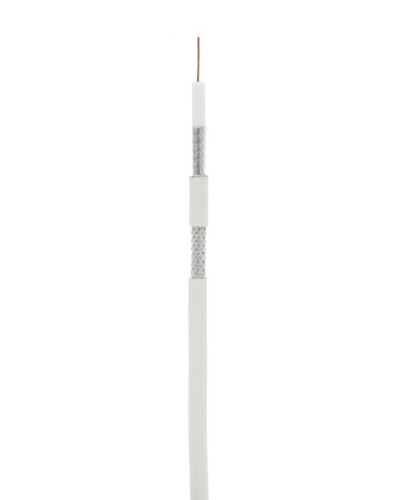 RG-6 CCS, In, PVC (EC-C2-32123A-WT-1). Кабель коаксиальный омедненный. NETLAN в Пскове