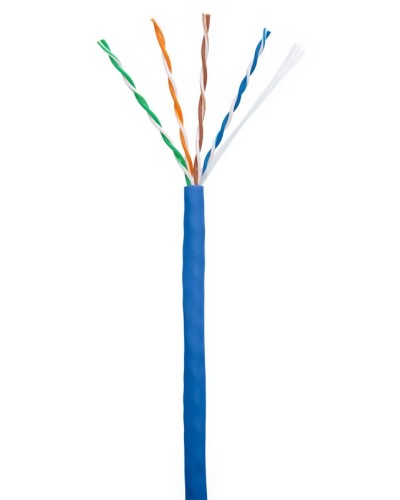 U/UTP 4pair, Cat5e, In, PVC (EC-UU004-5E-PVC-BL). Кабель «витая пара» (LAN) для структурированных систем связи. NETLAN в Пскове