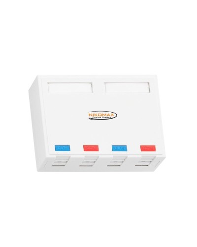 NMC-MB4P-ST-WT. Корпус настенной розетки. NIKOMAX в Пскове