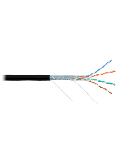 F/UTP 4pair, Cat5e, Solid, In/Out, нг(А)-HF (NMC 9200C-BK). Кабель «витая пара» (LAN) для структурированных систем связи. NIKOMAX в Пскове