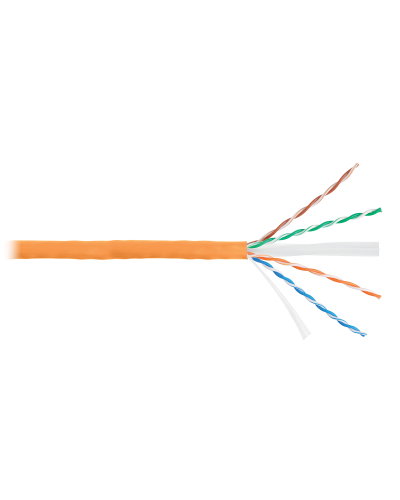 U/UTP 4pair, Cat6, Solid, In, нг(А)-HF (NMC 4140C-OR). Кабель «витая пара» (LAN) для структурированных систем связи. NIKOMAX в Пскове