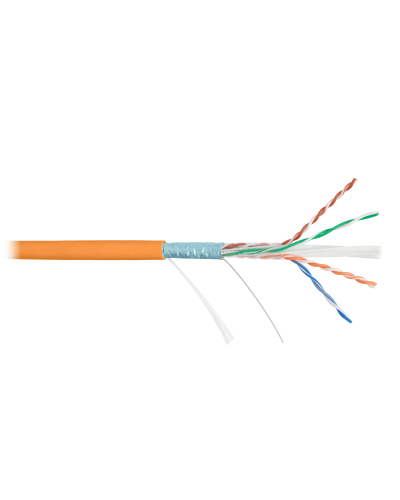 F/UTP 4pair, Cat6, Solid, In/Out, нг(А)-HF (NMC 9240C-OR). Кабель «витая пара» (LAN) для структурированных систем связи. NIKOMAX в Пскове