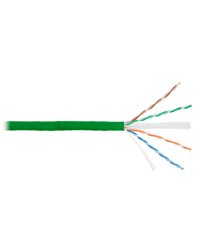 U/UTP 4pair, Cat6, Solid, In, нг(А)-HF (NMC 4140C-GN). Кабель «витая пара» (LAN) для структурированных систем связи. NIKOMAX в Пскове