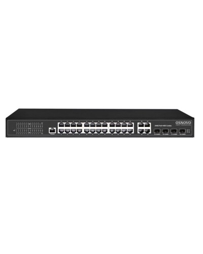 SW-8244/L(400W). Коммутатор 24-портовый  Gigabit Ethernet с PoE. OSNOVO в Пскове
