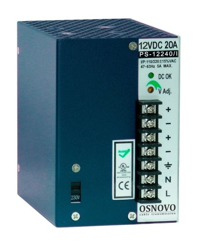 PS-12240/I. Блок питания промышленный. OSNOVO в Пскове