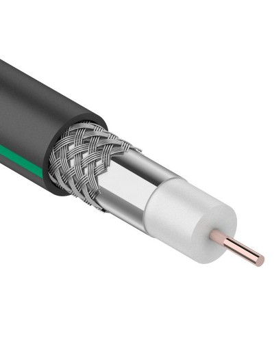 SAT 703 B, Cu/Al/Al, 75%, 75 Ом, 100 м, черный OUTDOOR. PROconnect. (01-2436-1). Кабель коаксиальный радиочастотный. PROCONNECT в Пскове