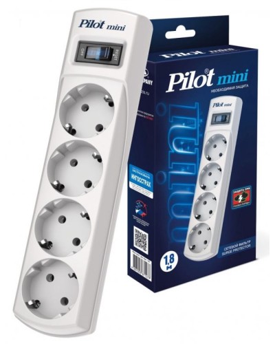 Pilot mini 10м. Сетевой фильтр. Pilot в Пскове