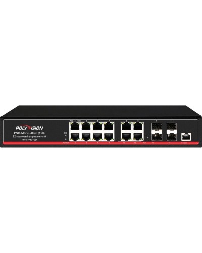 PND-M8GP-4G4F(150). Коммутатор управляемый оптический 12 портовый. Polyvision в Пскове
