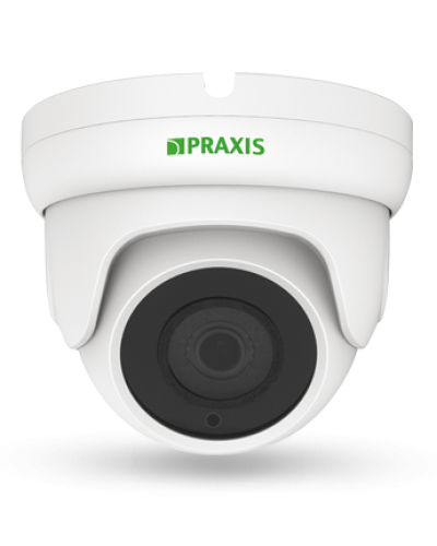 PE-7141IP 2.8. Видеокамера IP купольная. Praxis в Пскове