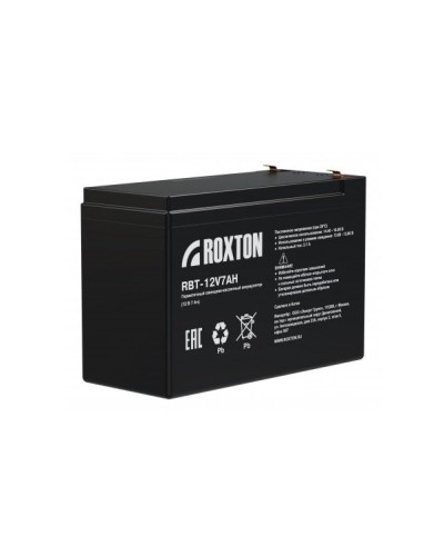 RBT-12V7AH. Аккумулятор герметичный свинцово-кислотный. ROXTON в Пскове