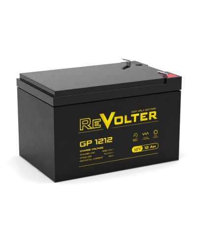 Revolter GP 1212. Аккумулятор автомобильный герметичный свинцово-кислотный. Revolter в Пскове